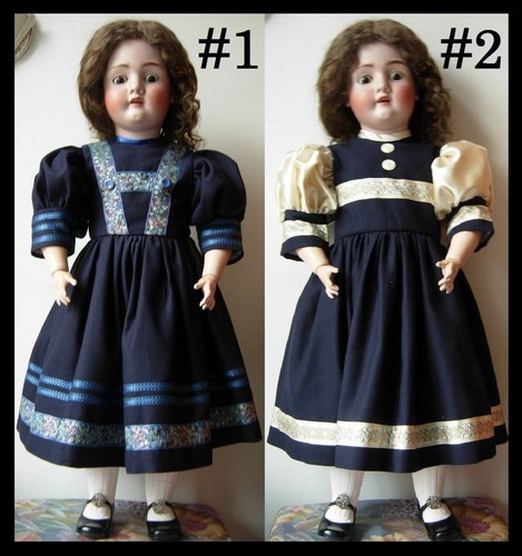 Robe poupée ancienne sfbj - robe,