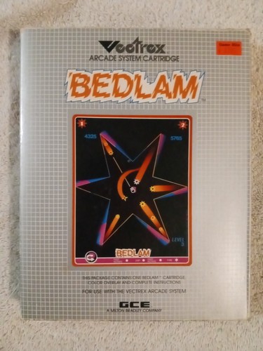 Vectrex bedlam gce 1983 - vectrex, bedlam,