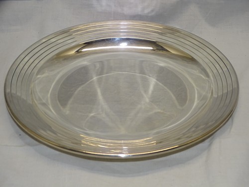 Superbe plat argent massif - plat,