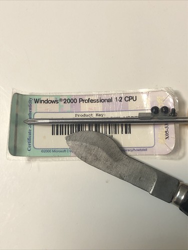 Etiquette licence windows 2000 - etiquette,