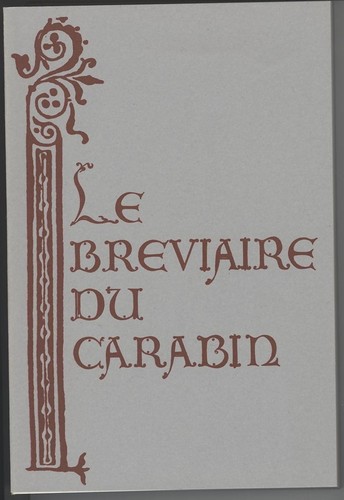 Bréviaire carabin - carabin,   
