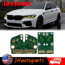 Yellow DRL Angel Eyes LED boards For BMW F90 M5 G30 G31 2021-2023（Euro Version）