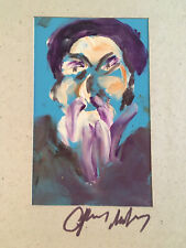 Très Belle peinture Huile Art Brut sur Carton 1960 Signature a identifier