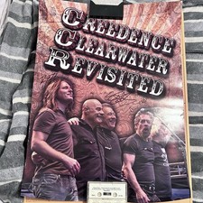 Credence Clearwater Revisited (Revival) Signed  Concert Poster Autographed