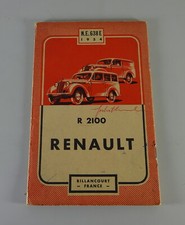 Owners Manual/Manual Renault Juvaquatre R. 2100 Stand 1954
