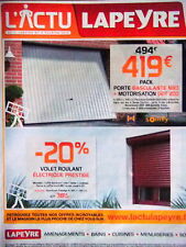2012 LAPEYRE ADVERTISEMENT ELECTRIC ROLLER SHUTTER PRESTIGE SWING DOOR