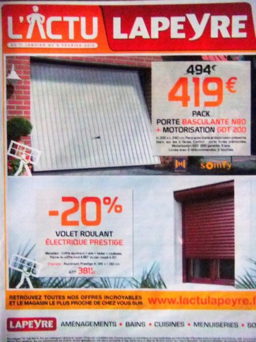 Publicité 2012 lapeyre - publicitÉ,