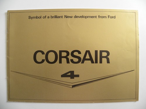 Brochure ford corsair - brochure, de