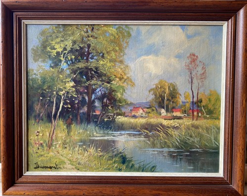 Huile sur toile - , signée
