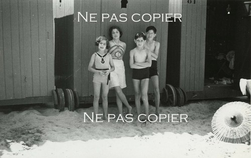 Dinard 1936 plage les - plage,