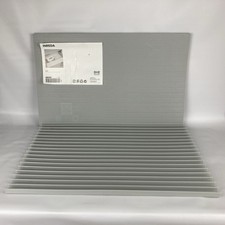 2 IKEA INREDA DVD CD Storage Drawer Liners 101.053.70 Gray 20" x 12.5” Discont