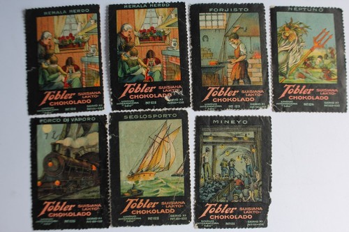 Vignettes suisse tobler série - vignettes,