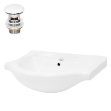 Lavabo en céramique blanc