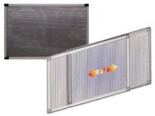 MOUSTIQUAIRE EXTENSIBLE STOP INSECTES EN ALUMINIUM BLANC CM50X70  