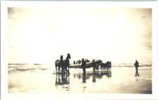 Netherlands, Texel, Lifeboat Launch Vintage Silver Print Print Print A