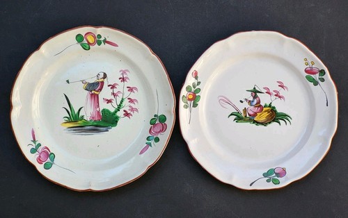 Lot anciennes assiettes - lot, 2