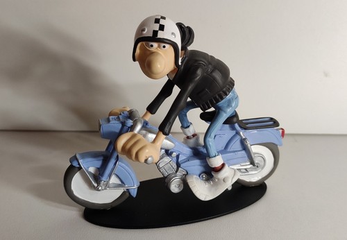 Figurine moto résine joe - résine,