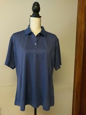 River'S End women'S Upf 30Plus Jacquard Polo 100% Microfiber Polyester 