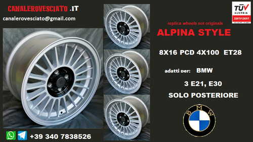 Jantes alpina pouces bmw - 16,