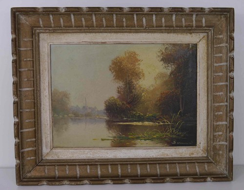 Tableau ancien peinture huile