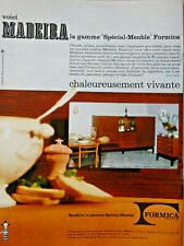 1963 FIRA PRESS ADVERTISEMENT THE SPECIAL RANGE FORMICA FURNITURE