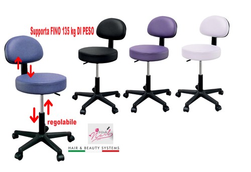 Tabouret chaise avec dossier - chaise,