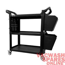 VERTOOL DETAILING TROLLEY CART STORAGE FOR BRUSHES BOTTLES CLOTHS SPRAYERS