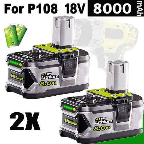 0ah batterie de rechange - 2x,