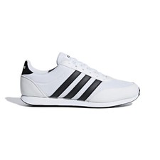 ADIDAS V RACER 2.0 CHAUSSURE SPORT SNEAKERS 43 1/3 UK 9 US 9 1/2 WHITE NEUF NEW