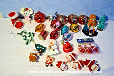 Lot de décorations et   boules Noël Anciennes Vintage