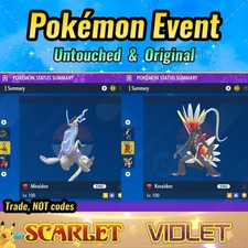 ✨ Shiny Miraidon Koraidon ?Event Paldea American GameStop ❤️ NOT CODES ?