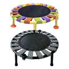 Foldable Mini Trampoline Exercise Fitness Silent Rebounder Trampoline 150 Lbs