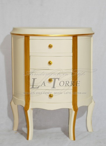 Table chevet demi lune - table, de
