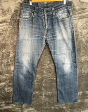 Levi’s 506 Men’s Straight Fit Jeans Blue W32 L30 Made in Poland Vintage Wash