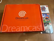 SEGA DreamCast Console (HKT-3000) & Controller with 2 games and BOX,Manual 0923