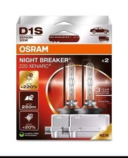 D1S Osram 66140XN2 Night Breaker 220 HID Xenon Headlight Bulbs | Pack of 2