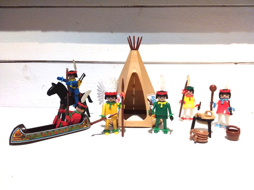 Playmobil lot indiens western - playmobil,