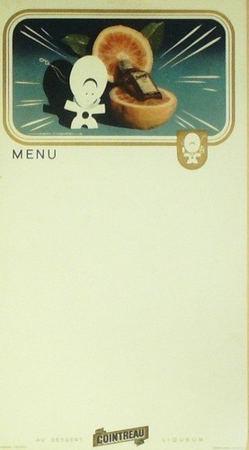 Menu vierge publicité - vierge,