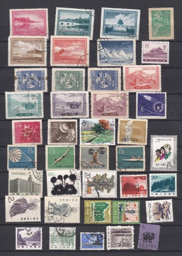 Chine lot 250 timbres - de,
