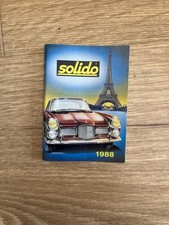 Catalogue Solido 1988 –