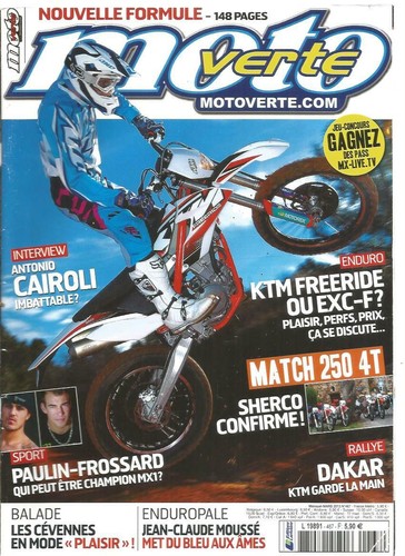 Moto verte 467 ktm freeride - ktm,
