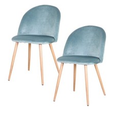 Lot de 2 chaises de salle à