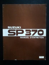 Manuel entretien Suzuki SP370