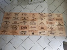 Lot de 35 estampes bois façades caisse vin  