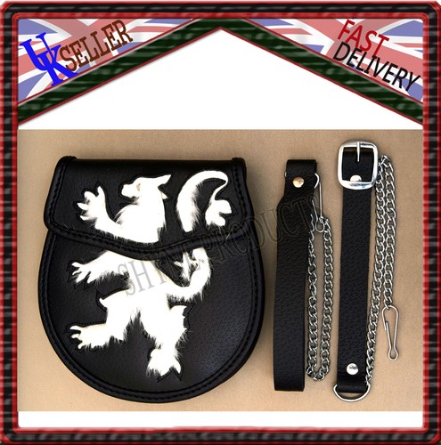 Semi dress sporran lion - semi-dress,