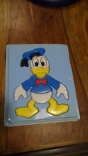 WALT DISNEY DONALD PRE SCHOOL EDUCATIONAL PUZZLE ILLCO HONG KONG 1985 MICKEY
