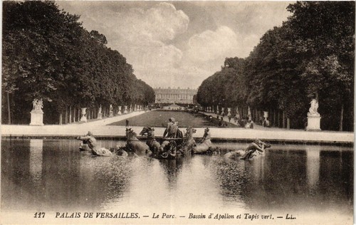 Cpa palais versailles le - versailles,