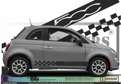 Pour fiat 500 bandes - pour,
