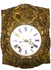 Mouvement comtoise quantième, cloche,  pièces polies