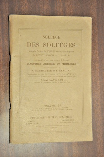 Ancien livre solfege - ancien,